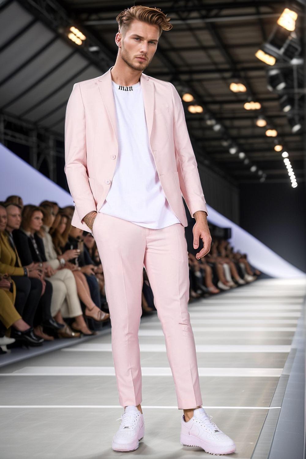 Vibrant Pink Suit: Make a Statement with Confidence