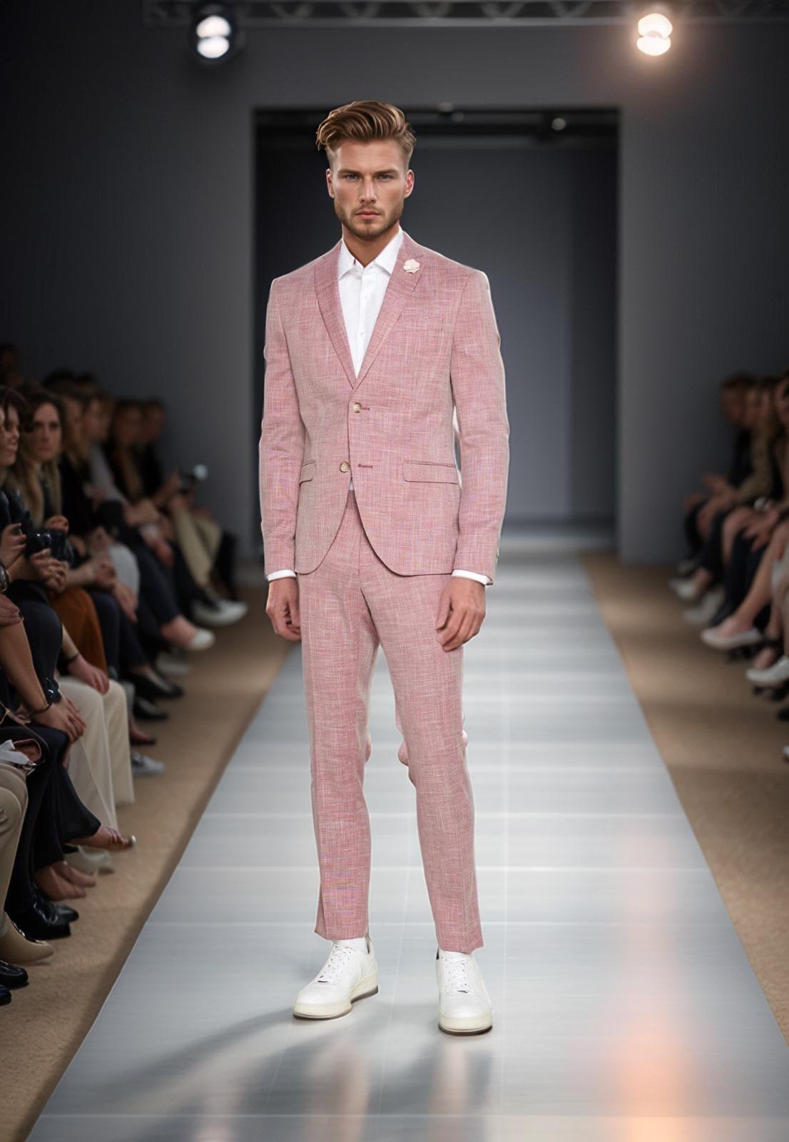 Bright Pink Power Suit Bold and Beautiful