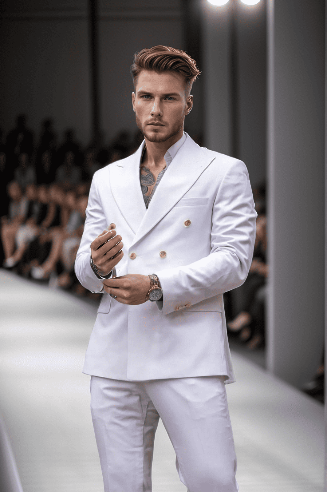 Custom Tailored Slim Fit White Men Suit, Bespoke Menswear