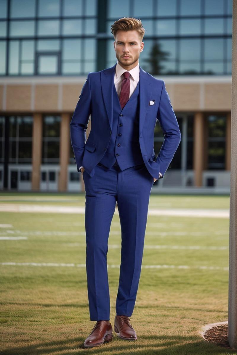 Cobalt Blue Suit: Bold and Refined