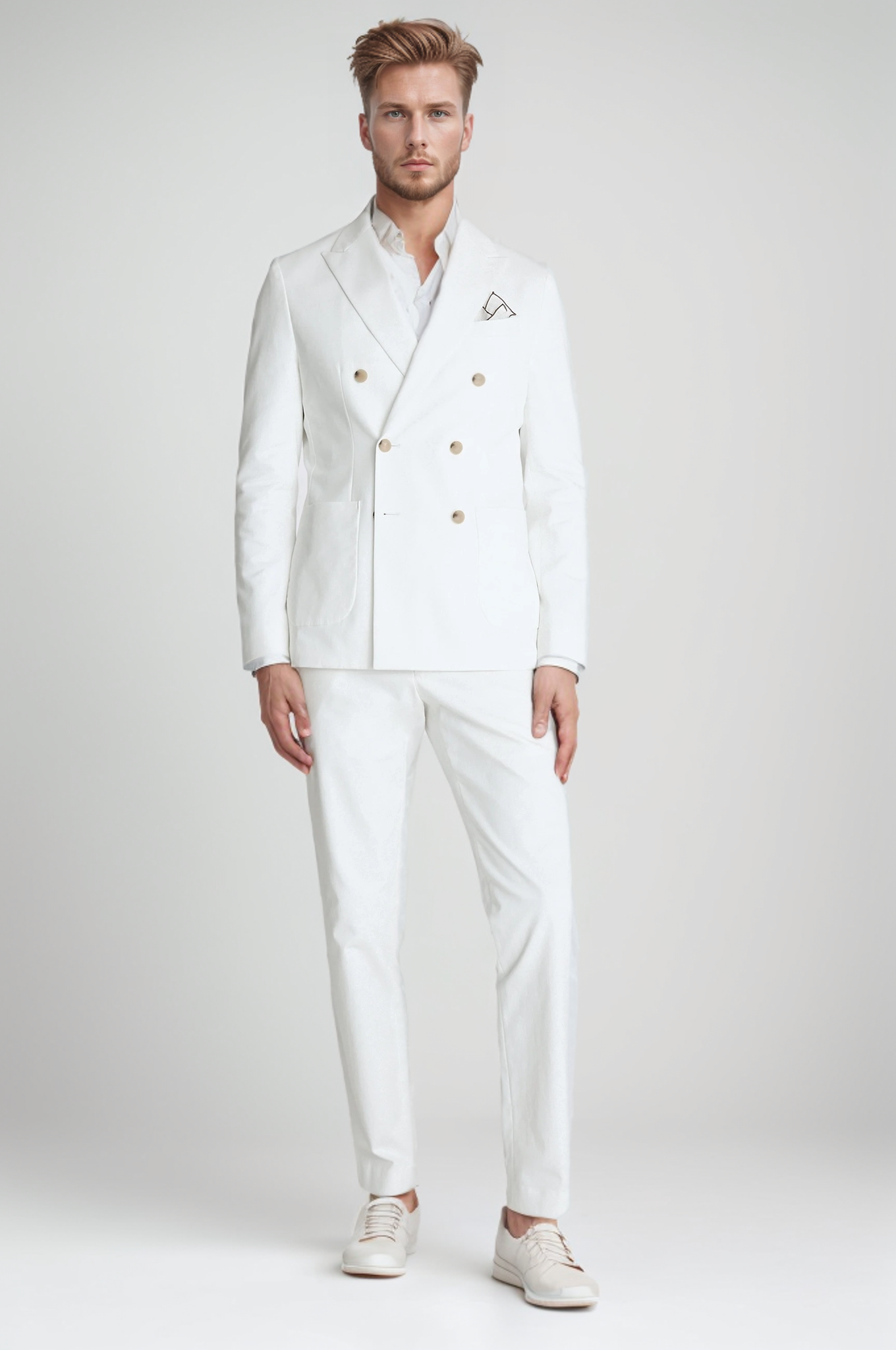 White Diamond Suit Embrace Unmatched Elegance