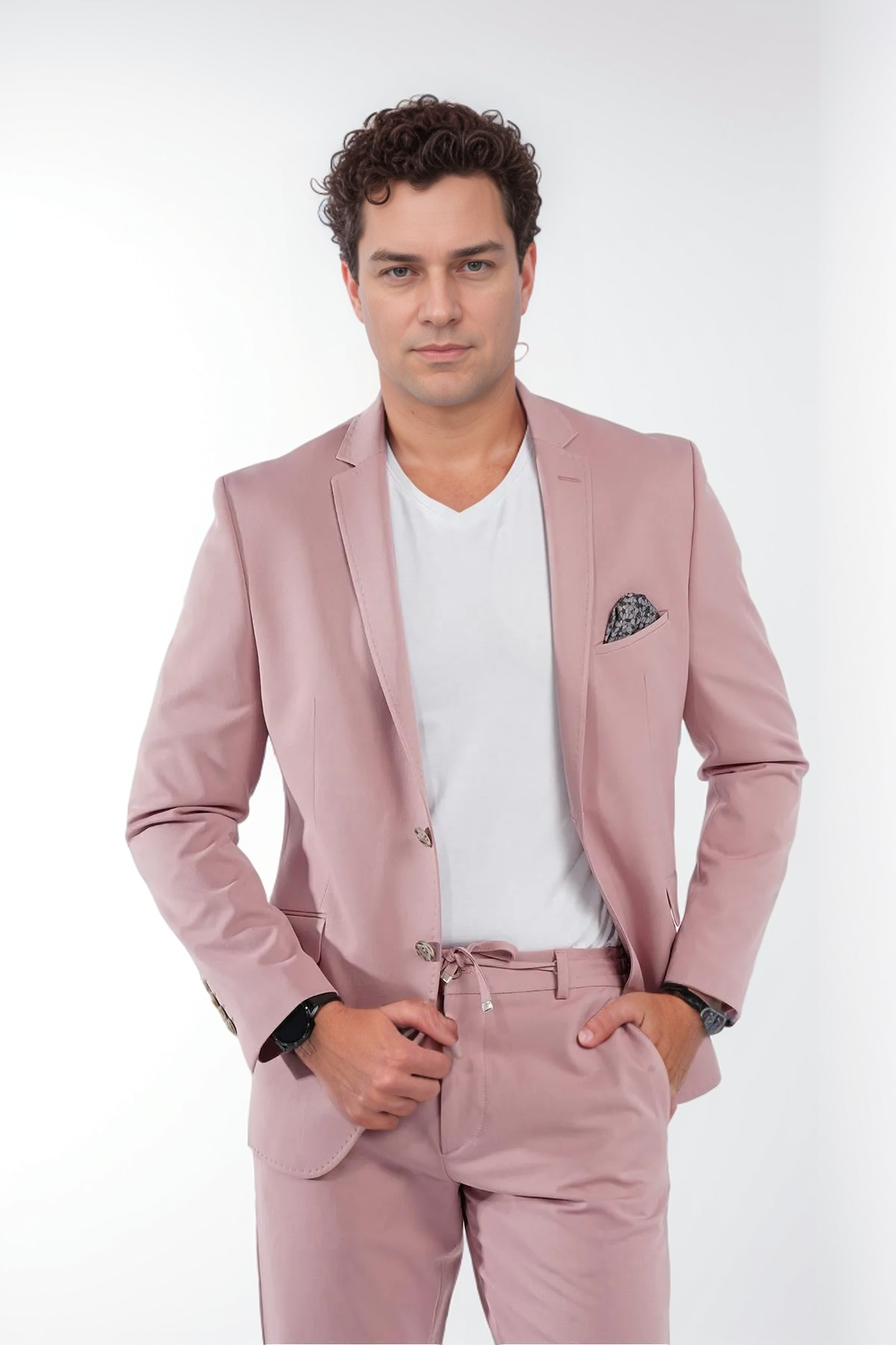 Vibrant Pink Suit Make a Statement with Confidence