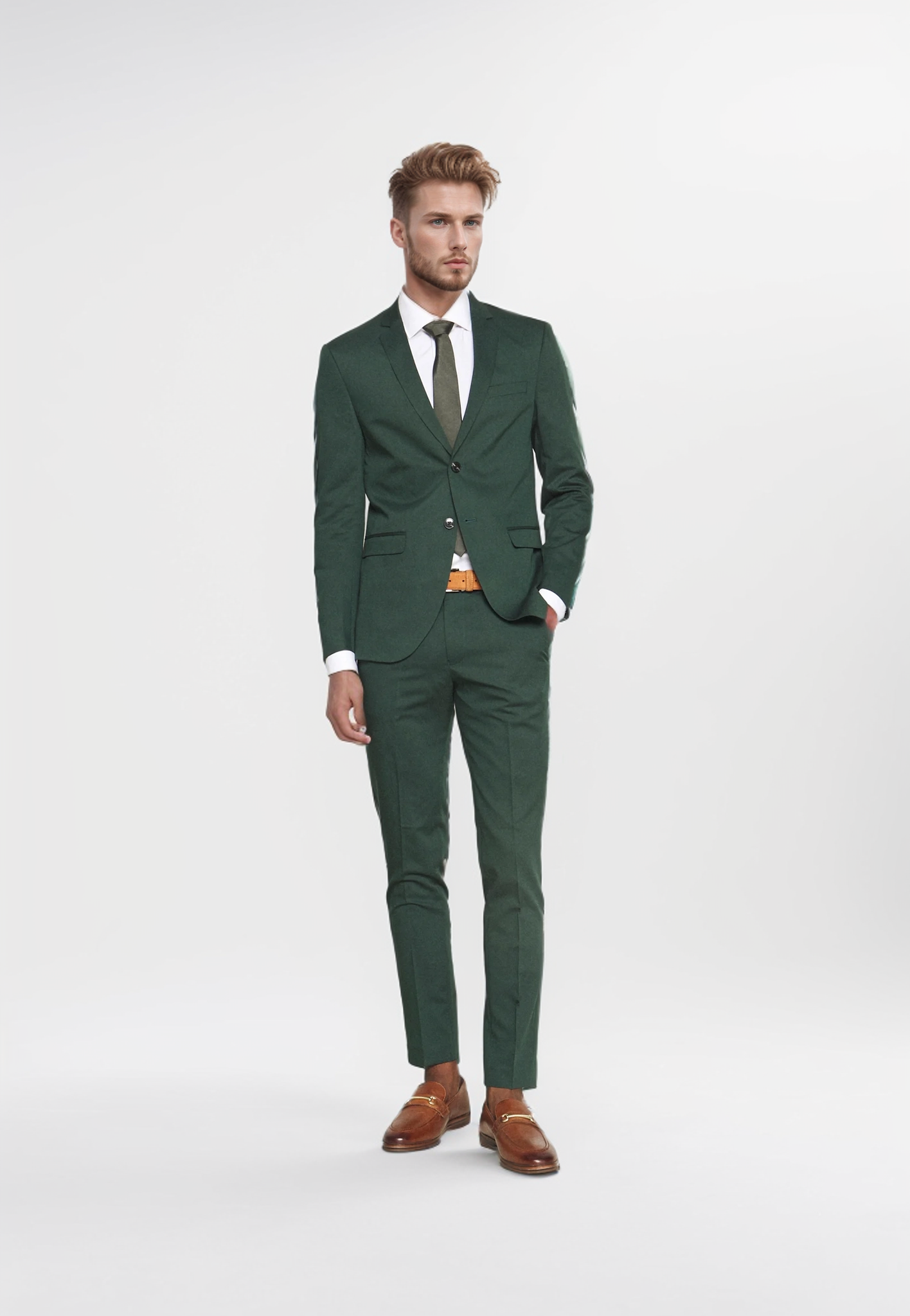 Emerald Elegance Suit