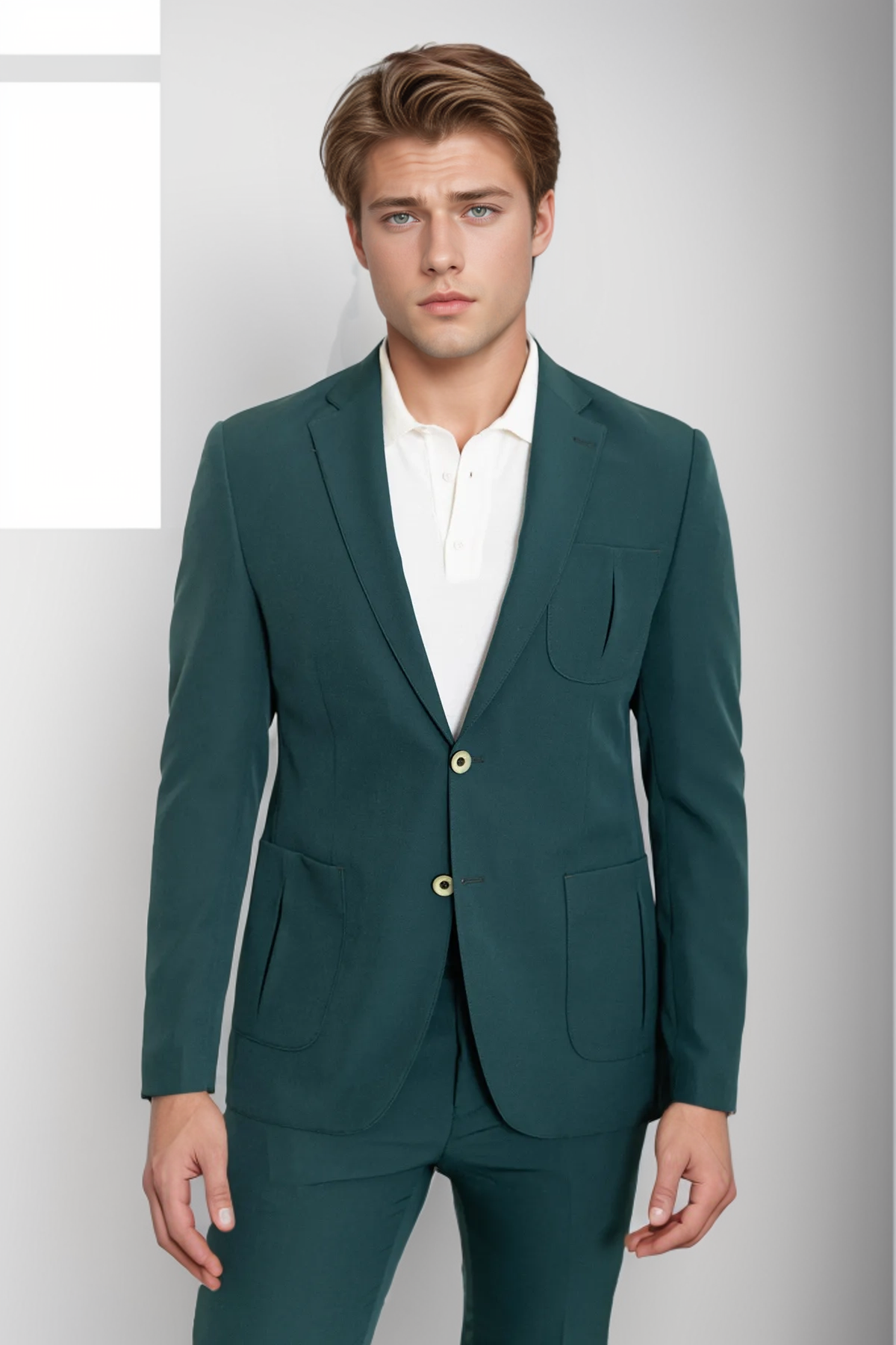 Jade Charm Tailored Suit The Epitome of Modern Elegance